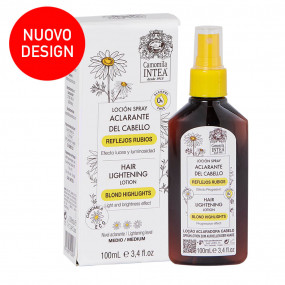 Lozione schiarente per capelli Camomila Intea® RIFLESSI BIONDI. Senza alcol